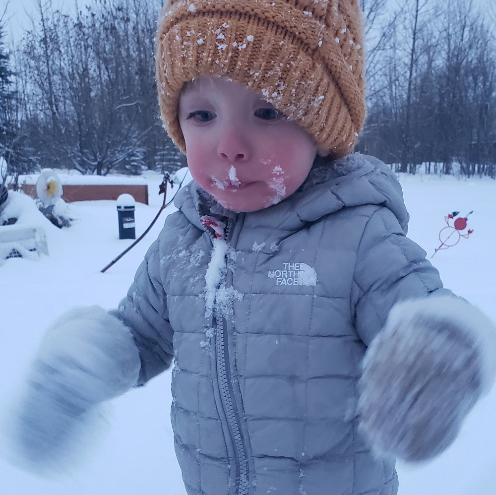 The North Face snow suit